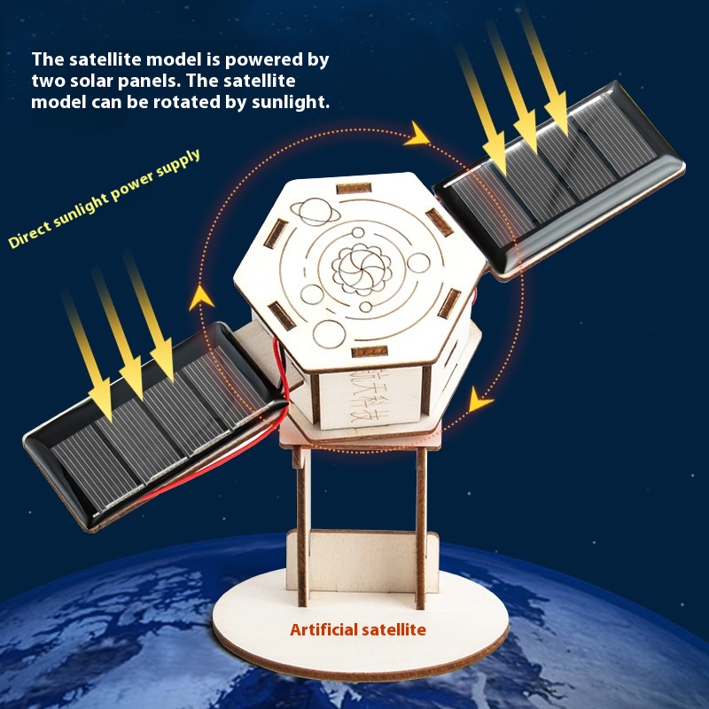 DIY satélite Solar montaje Art - Renewable Energy Model reseña y precio