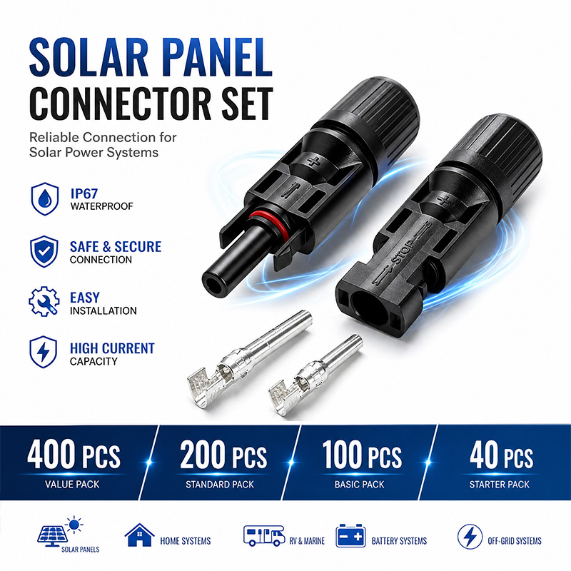 Kit de Conectores para Panel S - Solar Cable Mc4 Connector reseña y precio